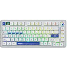 Resim Gamepower Gasket Pro X RGB Wireless/Bluetooth/Kablolu Mekanik Hot-Swap Yağlı Switch Klavye 