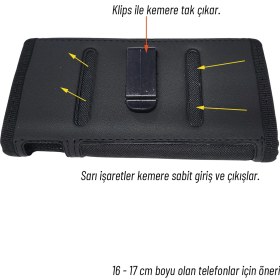 Resim Exenar Infinix Hot 20I Kılıf Bel Kemer Kılıfı 
