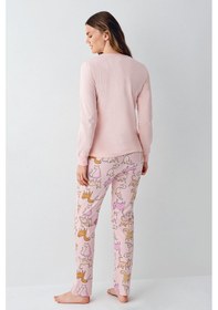 Resim Rolypoly Kadın Pembe Pijama Takımı Rp3710-s-v2 Pembe 