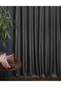 Resim Antrasit Blackout Perde Işık Geçirmez Karartma Güneşlik Antrasit 