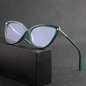 Resim Vintage Esinli Retro Moda Gözlükleri - Metal TR Ultralight Cat Eye Tam Çerçeveli, Erkekler ve Kadınlar İçin Zarif Mavi Tint Lensler, İdeal Fotoğraf Aksesuarları ve Hediye Ürün, Hediye Ürün | Vintage Esinli Tasarım | Dayanıklı Gözlükler 