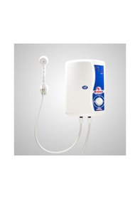 Resim 7500 Watt 3 Kademeli Elektrikli Şofben Hızlı Su Isıtma Özellikli Beyaz Renk 4lt/dk 