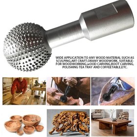 Resim Depolife Kuksa Bardak Ahşap Kase Kaşık Oyma Ağaç Işleme Alet Seti Avuç Taşlama Uyumlu Disk Küre Törpü 