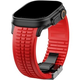 Resim Oldfriend İos Watch Uyumlu Ultra 2/1 10 9 8 7 6 5 4 Se İçin Spor Erkek Lüks Yumuşak Kayış Bilezik 