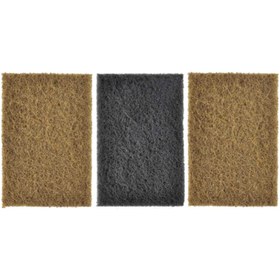 Resim Titanyum Ovma Süngeri – 3 Katmanlı Temizlik ve Parlatma Seti 