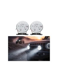 Resim Carub Off Road Led Aydınlatma Seti 10 30v 18w Yuvarlak Beyaz Işık 