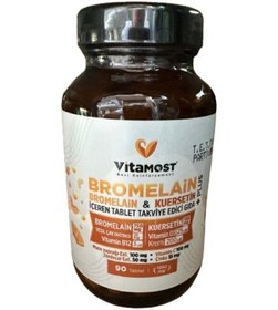 Resim Vitamost Bromelain Plus 90 Softjel Kapsül 