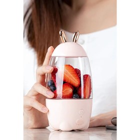 Resim Techno Station Şarjlı Meyve Sebze Sıkacağı Blender Pratik Portatif Meyve Sıkacağı Meyve Suyu Bebek Mama Hazırlama 