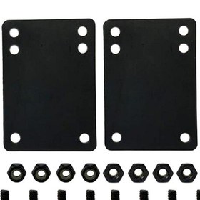 Resim Homyl 8x Deluxe Kaykay Kamyon Vidaları Yüksek Mukavemetli 2.0-inç Siyah 