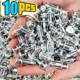 Resim 10 Setlik Bir Paket, 10 Yıkama ve 10 Civata, Genişletme Vidaları, Donanım Bağlantı Elemanları 