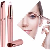 Resim byzm Unısex Şarjlı Kaş Bıyık Alma Epilatörü Hassas Ciltlere Özel Acısız 