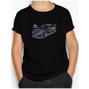 Resim Subaru Monster Siyah Çocuk Tişört Siyah 