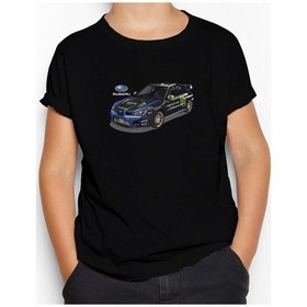 Resim Subaru Monster Siyah Çocuk Tişört Siyah 