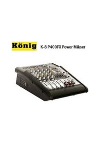 Resim König K-4 P400Fx 4 Kanal Power Mixer 400 Watt 
