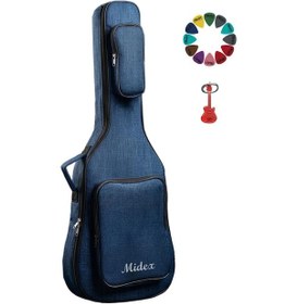 Resim Midex Cs-89bl Özel Tasarım Softcase Klasik Gitar Çantası Gigbag Kılıf 101 Cm 