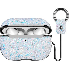 Resim Airpods 2 Uyumlu Simli Şık Kılıf 2. Nesil Ipli Koruma Kılıfı Kombin Tamamlayıcı Kılıf 