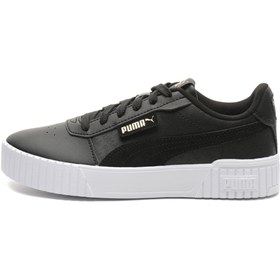 Resim Puma 392518-02 Puma Carina 2.0 Logobsession Black- Kadın Spor Ayakkabı Siyah 