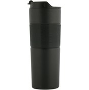 Resim Gen Promosyon French Press Paslanmaz Çelik Termos (500 ml) - Siyah 