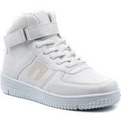 Resim Cool Kocamanlar Glaxy Uzun Pekin Boğaz Basketbol Çocuk Spor Ayakkabı Beyaz 