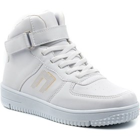 Resim Cool Kocamanlar Glaxy Uzun Pekin Boğaz Basketbol Çocuk Spor Ayakkabı Beyaz 