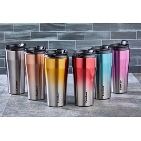 Resim SELFBUYSELL CKR-2049 400ML.ÇELİK MUG TERMOS BARDAK ÇİFT RENK (5324) 