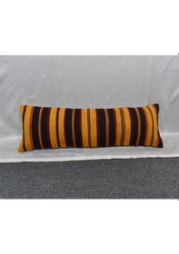 Resim Zehra Abla Halı Yeni El Dokuma Dekoratif Lumbar Kilim Kırlent Yastık Kılıfı 6220 