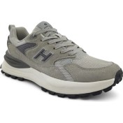 Resim Hammer Jack Premıum Erkek Deri Spor Ayakkabı-Gri 