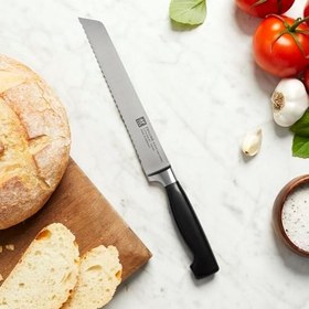 Resim Zwilling Four Star Mutfak Bıçağı, Paslanmaz Çelik, Siyah 