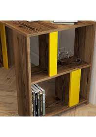 Resim Variant Variant Lima Çalışma Masası - Ceviz / Sarı Ceviz 