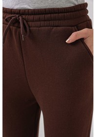 Resim Gabria Paça Lastikli Eşofman Altı Kahverengi 