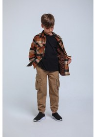 Resim Xo Kids Erkek Çocuk Pantolon 4-8 Yaş 24025 Kahve 