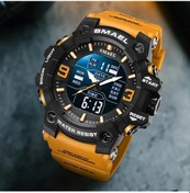 Resim Sunshine022 Smael Erkek 5atm Su Geçirmez Army Green Dijital Analog Spor Kol Saati Diğer 