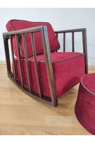 Resim NOSSO HOME Emzirme Koltuğu Tv Koltuğu Sallanan Koltuk ( Mamma Ceviz ) 