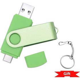 Resim Yeni 2 In 1 Tip-c Kalem Sürücü 256gb Usb Bellek Çubuğu 128gb 64gb Pendrive 32gb Green 16gb Diğer 