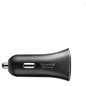 Resim Spigen 30w Usb-c Araç İçi Hızlı Şarj Aleti Samsung Pps Destekli Akım Korumalı Güç Adaptörü Çakmaklık İphone & Android & İpad Type-c Pd 3.0 Ev301 Black 