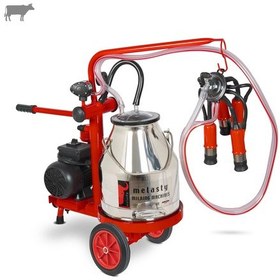 Resim Melasty Ecomini Last Point Tekli İnek Süt Sağma Makinesi Paslanmaz Güğüm-kauçuk Memelik Kuru Pompa -3176 