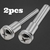 Resim 2 adet Yüksek Hızlı Çelik Testere Bıçağı Mili, 3.17/6mm Çap, Ahşap ve Metal İşleri için Kilit Pimi ile 