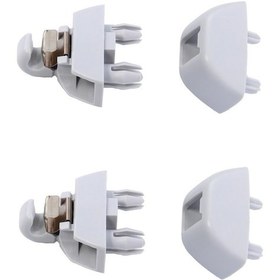 Resim Audi A6 C6 2005 - 2008 Güneslik Klipsi Gri 2 Adet 422333326 