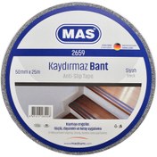 Resim Mas Kaydırmaz Bant 50 mm x 25 m Siyah 