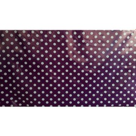 Resim Florista Puantiye Mor Masa Örtüsü 1 Metre (132918209) 