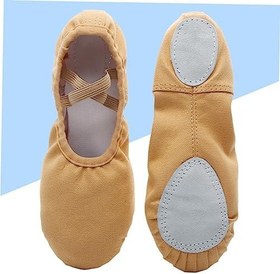 Resim BESPORTBLE 1 Çift bayanlar düz ayakkabı yürümeye başlayan kızlar için daireler ayakkabı için kadın Bale ayakkabıları çan dans ayakkabıları cep ayakkabı flaş Düz ayakkabılar dans kostümü çocuk 