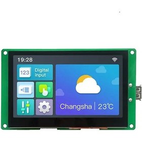 Resim Dwin 4.3inch Kapasitif IPS Dokunmatik I/O CAN PWM UART 8051 Ekran 