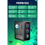 Resim Game Garaj Prime S22 Amd Ryzen 5 5600 16GB RAM 1TB SSD RTX5060 Freedos Oyuncu OEM Paket 