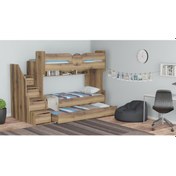 Resim 2Aevmoduler Mdf 3 Kişilik Ranza 1.Kalite 