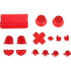 Resim Suntek Magideal L2 R2 L1 R1 Düğme Mod Sony PS4 Denetleyicisi İçin Düğme Seti Kırmızı 