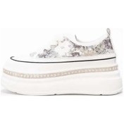 Resim Guja 25y423-6 Gizli Dolgu Pulpayetli Kadın Sneaker Ayakkabı Gri 