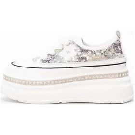 Resim Guja 25y423-6 Gizli Dolgu Pulpayetli Kadın Sneaker Ayakkabı Gri 