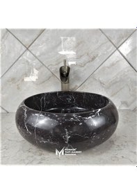 Resim Toros Siyah Bombeli Lavabo 