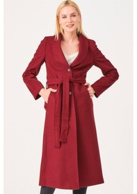Resim Dewberry Bayan Palto Z6681 Bordo 