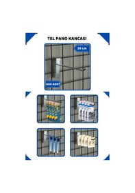 Resim Tel Pano Kancası 20 Cm Raf Askısı Raf Kancası Mağaza Düzenleme 400 Adet 
